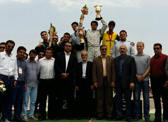 قهرمانی خوزستان در مسابقات اتومبیلرانی کشور