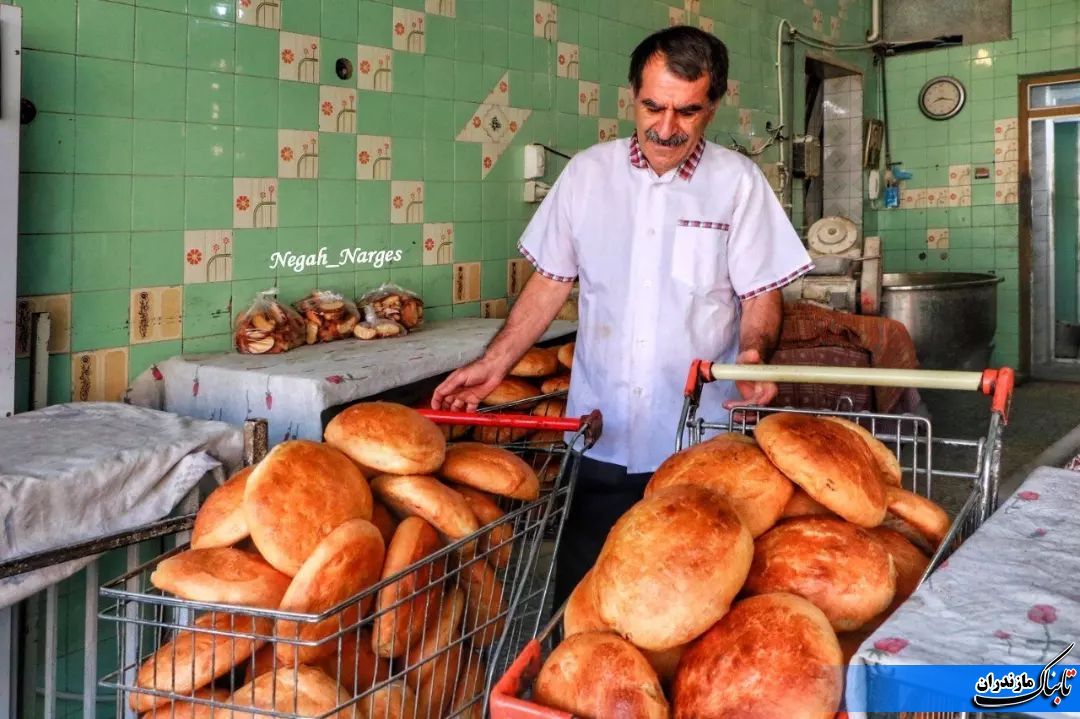 نانی که تنها در مازندران پخت می شود