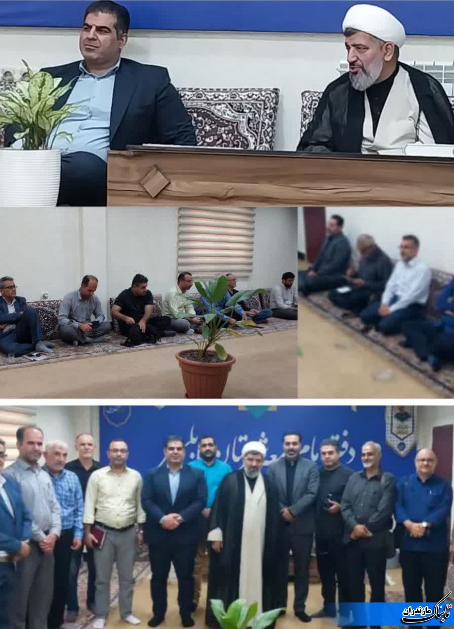 نشست صمیمی اعضای بسیج رسانه و امام جمعه محترم شهرستان بابلسر+ تصاویر