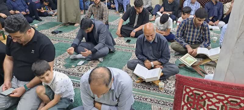 گزارش تصویری اختصاصی تابناک خوزستان/مراسم سومین شب قدر در مسجد امام رضا(ع)لین ۲ آسیاباد