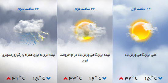 خوزستان بارانی می شود