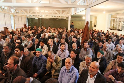 گزارش تصویری حمایت حجت الاسلام صابری از محمد حسن آصفری