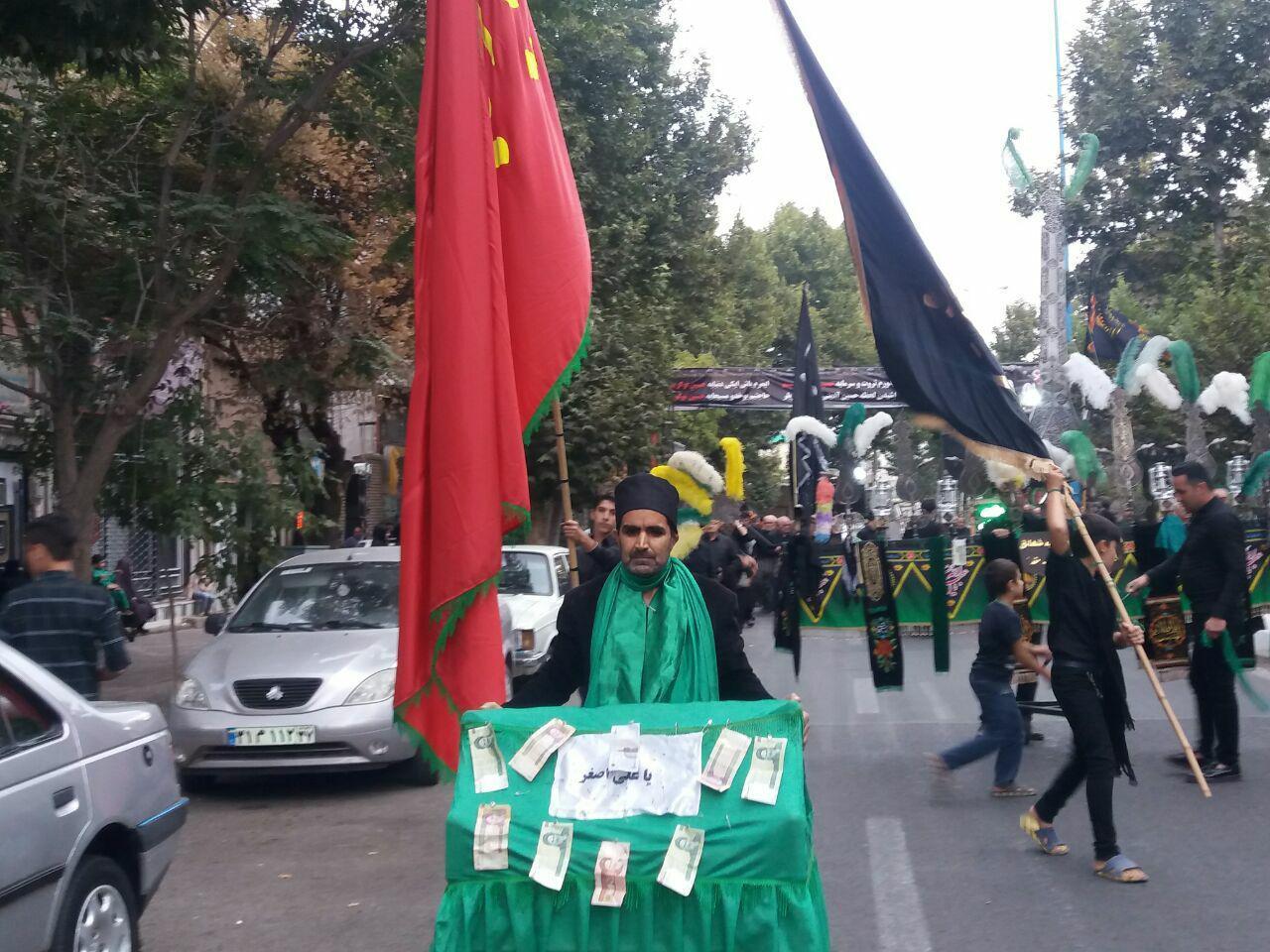 برگزاری مراسم عزاداری روز عاشورا در شهرستان خوی به روایت تصویر