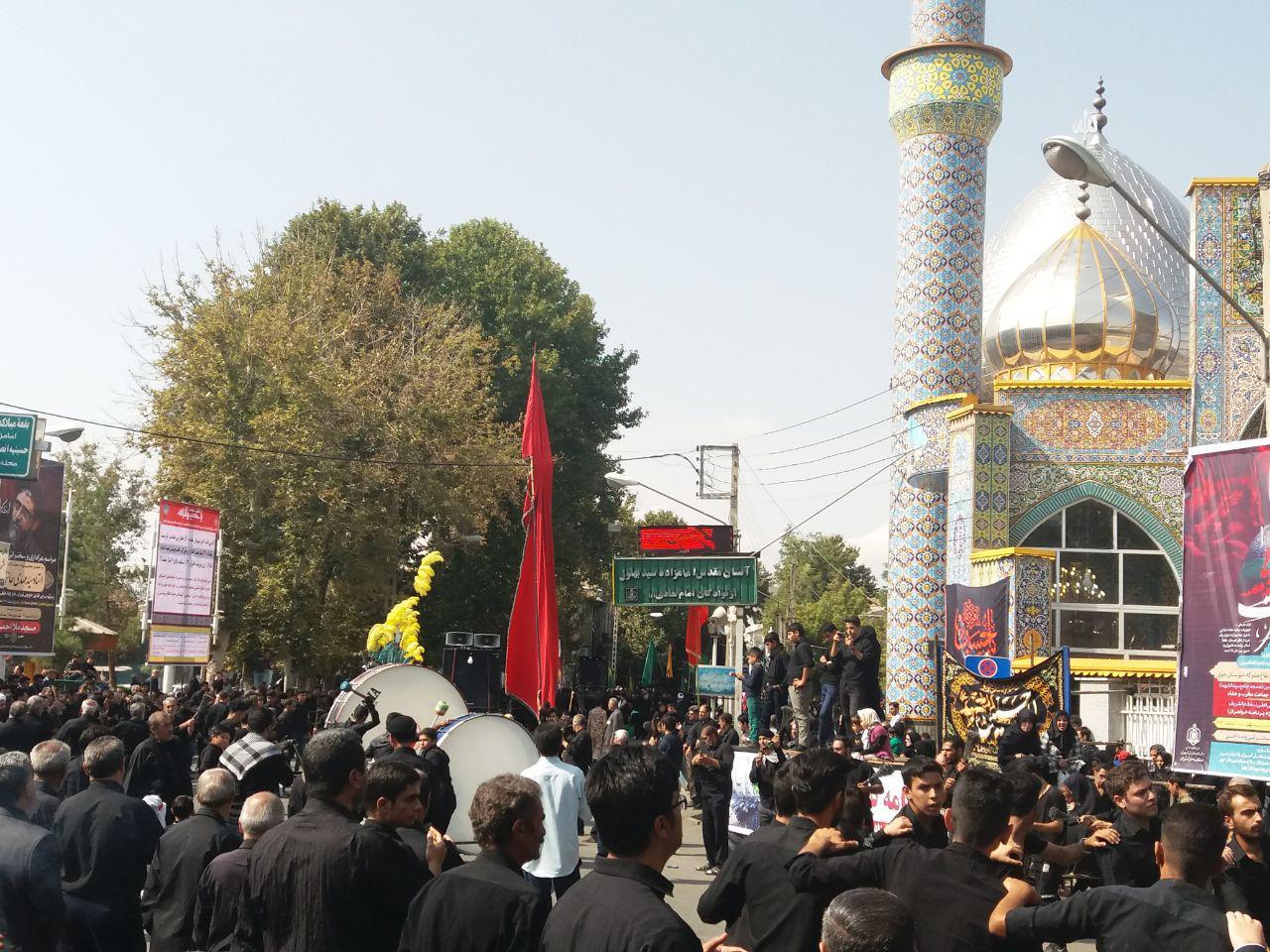 برگزاری مراسم عزاداری روز عاشورا در شهرستان خوی به روایت تصویر