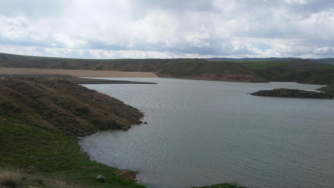 سد خاکی چنگوره آوج آبگیری شد سد خاکی چنگوره آوج آبگیری شد