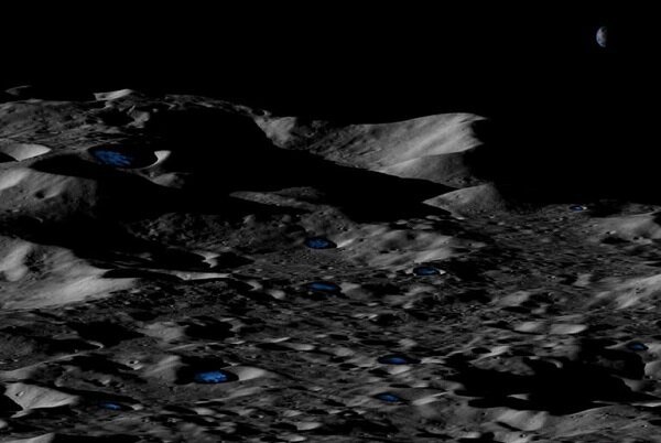 محل وجود آب یخ زده در ماه مشخص شد محل وجود آب یخ زده در ماه مشخص شد