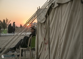 موکب سنگرسازان بی سنگر، میزبان زائرین ایرانی در کربلا