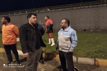 بازدید شبانه مدیر کل مدیریت بحران استان از رودخانه های اطراف شهر قزوین بازدید شبانه مدیر کل مدیریت بحران استان از رودخانه های اطراف شهر قزوین