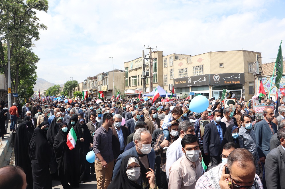 راهپیمایی روز جهانی قدس در قاب تصویر