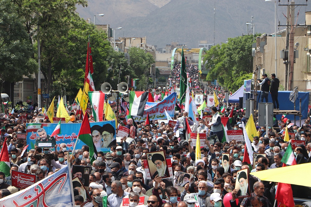 راهپیمایی روز جهانی قدس در قاب تصویر