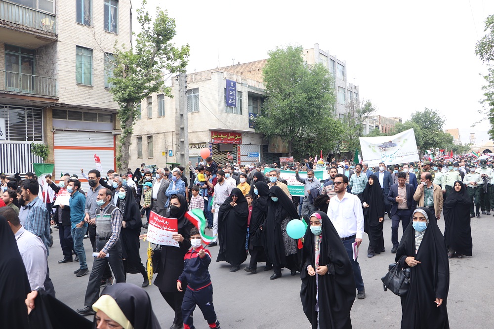 راهپیمایی روز جهانی قدس در قاب تصویر