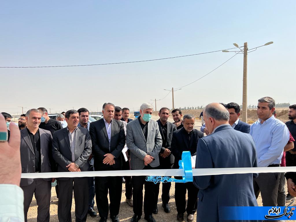 پروژه آبرسانی به پایانه مرزی مهران افتتاح شد