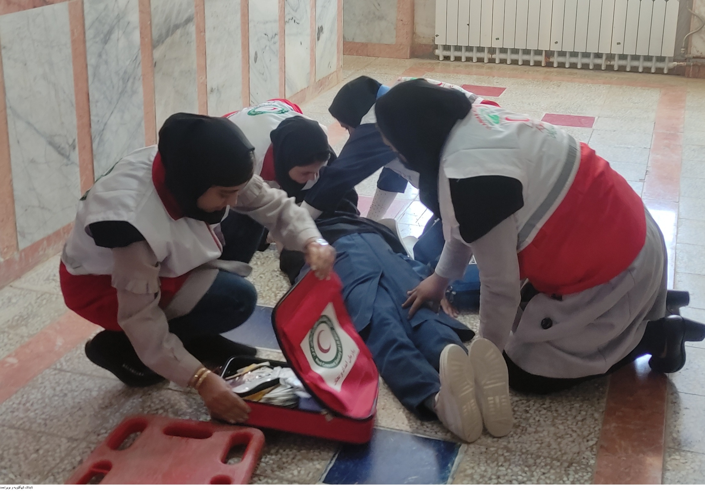 برگزاری مانور زلزله در مارگون