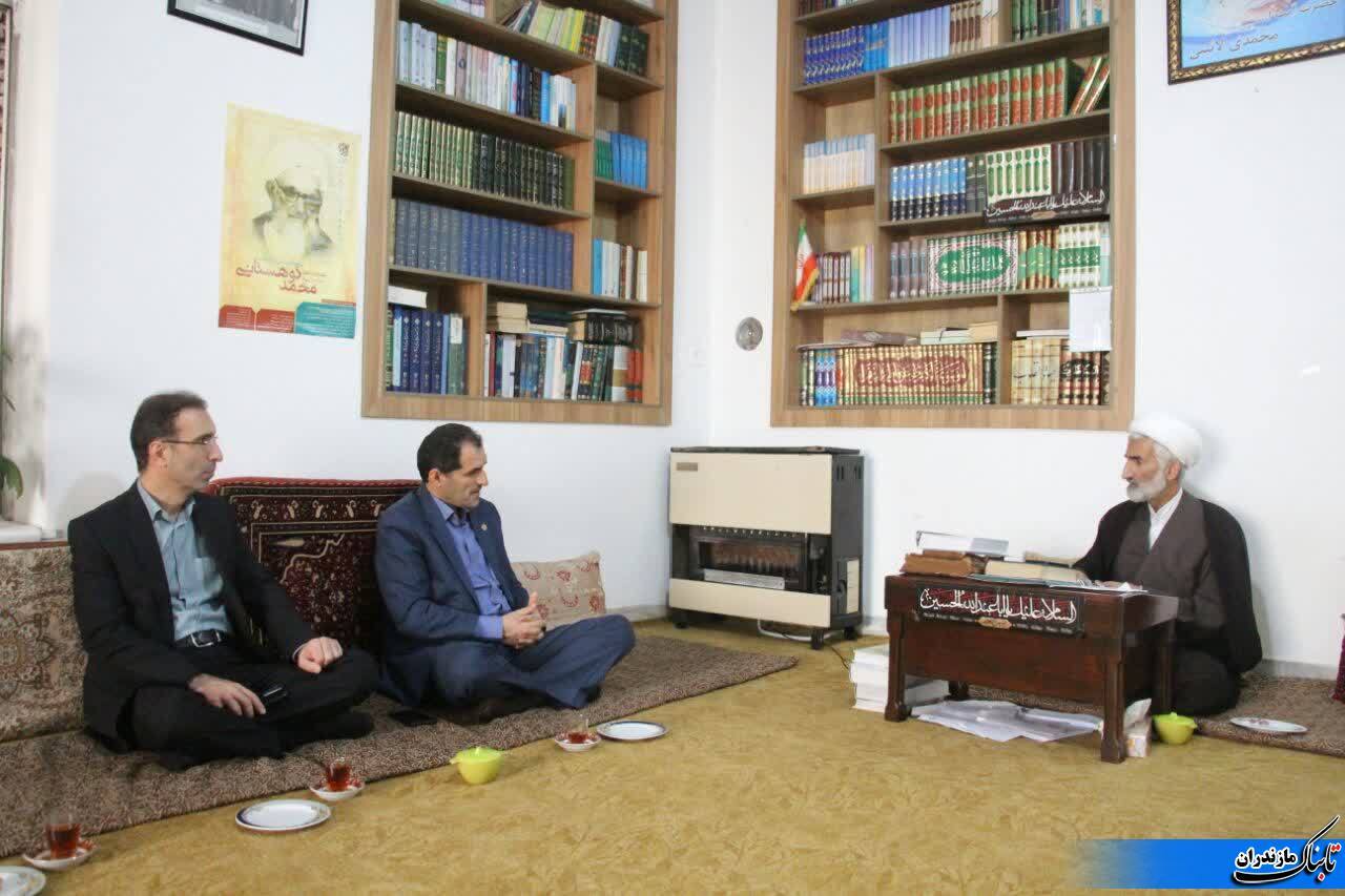 مديرعامل نيروگاه نکا با امام جمعه این شهرستان دیدار کرد