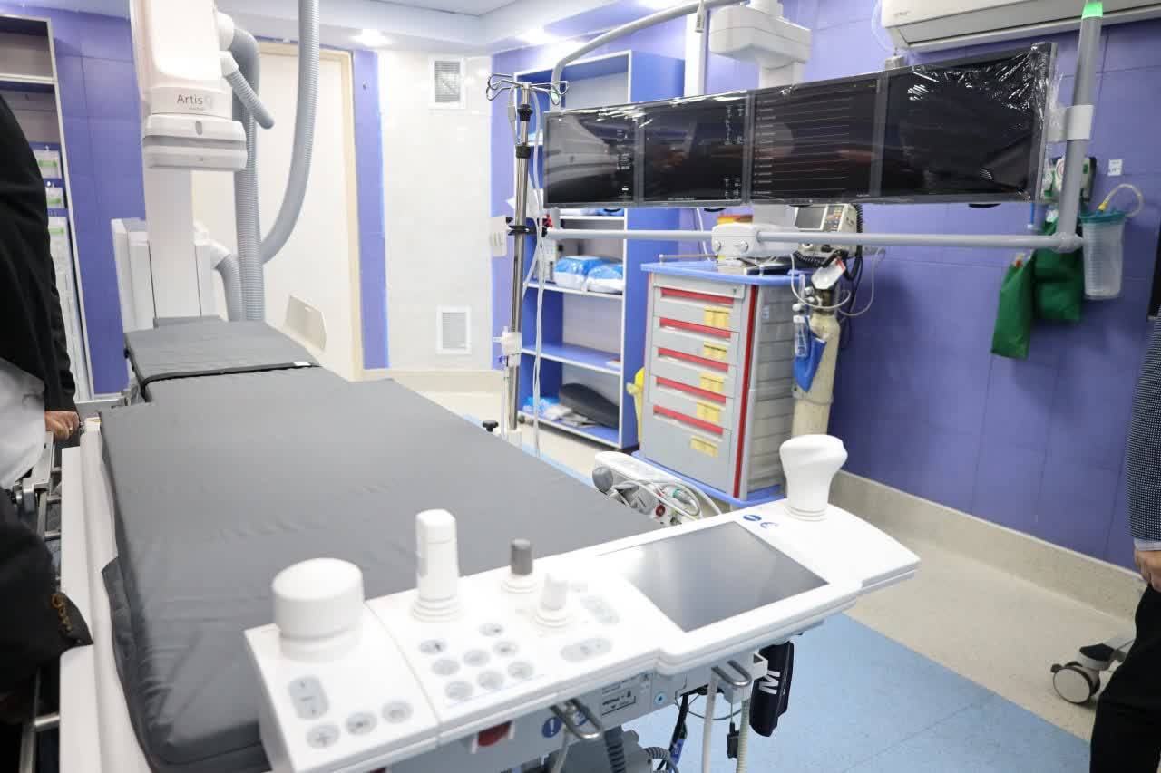 مدرن‌ترین دستگاه آنژیوگرافی در البرز مورد بهره برداری قرار گرفت