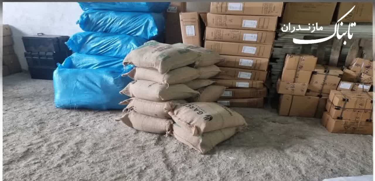 کشف ۲ تن قهوه خارجی قاچاق در بابل