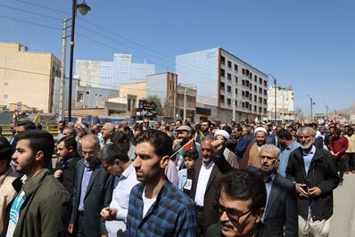 راهپیمایی روز جهانی قدس در ایلام
