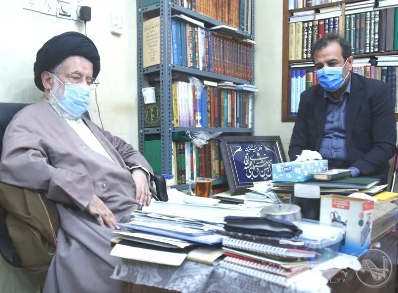 دیدار شهردار اهواز با آیت الله شفیعی نماینده مردم خوزستان در مجلس خبرگان رهبری